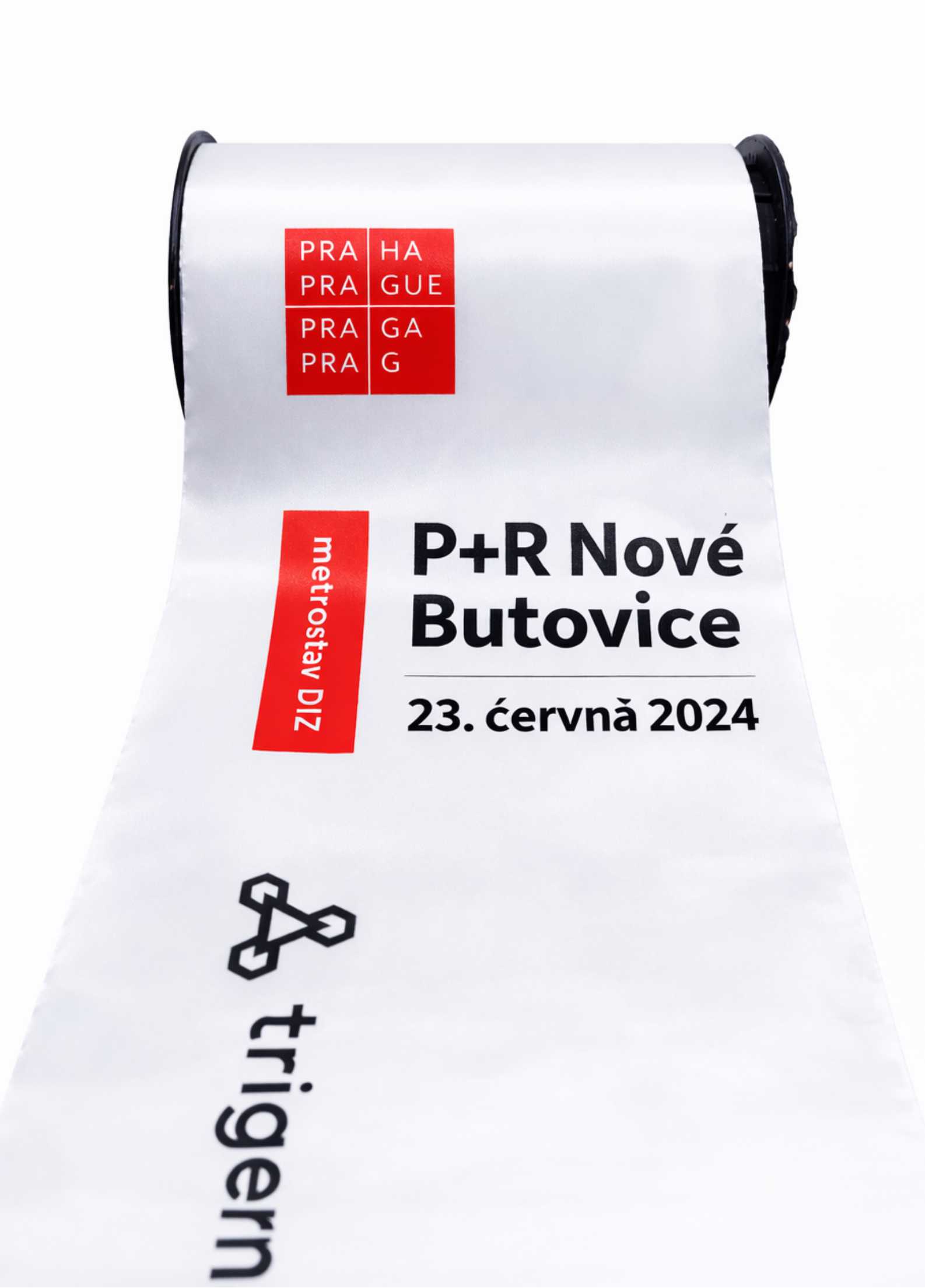 Wstęga do przecięca z własnym logo